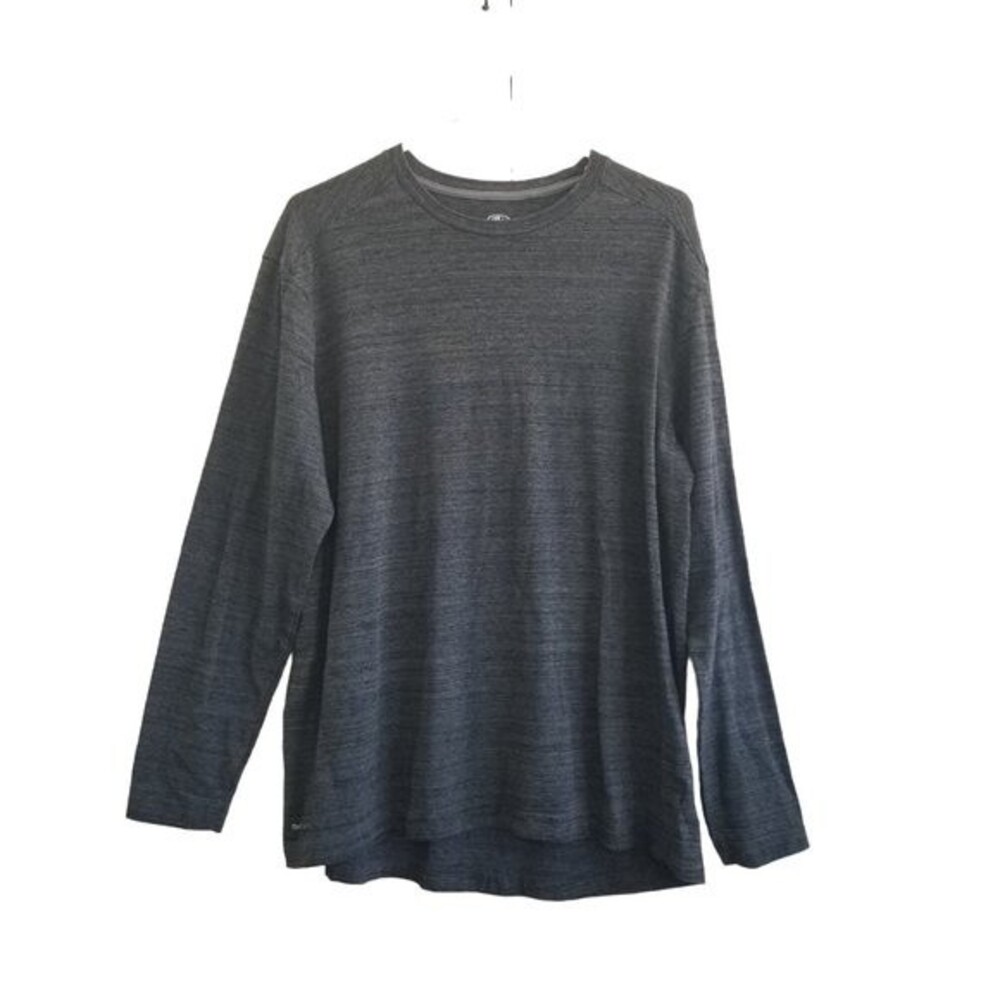 Athletic Works DriWorks Long Sleeve T-shirt Gray Men's Medium